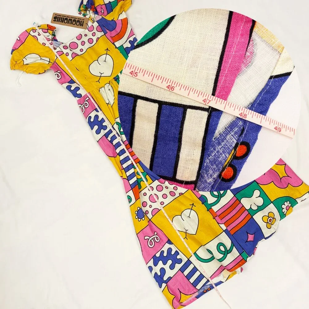 Nooworks Linen Princess Wormiverse dress size Medium NWT - Picture 7 of 8